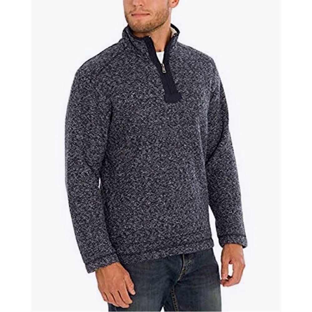 Orvis Men's Heathered Grey Quarter Zip
